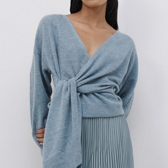 Jonathan Simkhai Sweaters - Jonathan Simkhay Cashmere Wrap Sweater